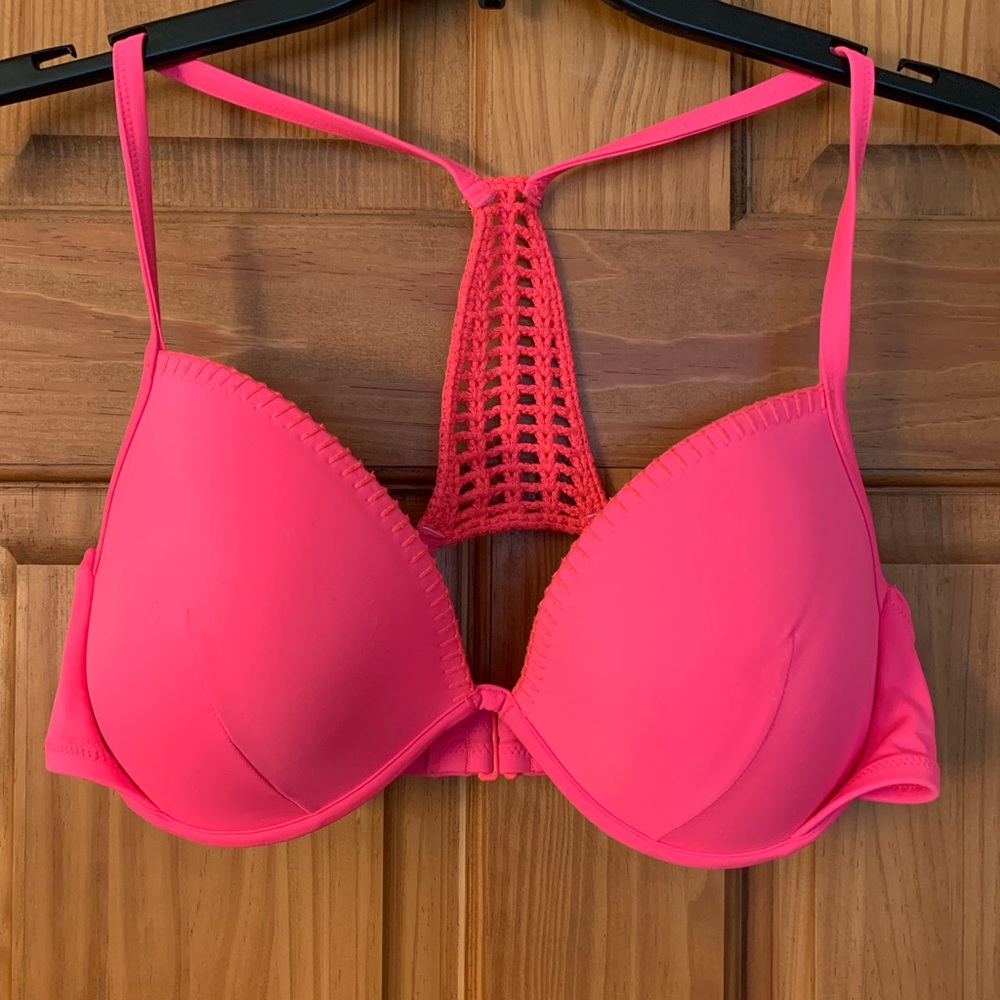 victoria’s secret pink bikini top